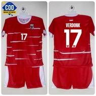 VERDONK NATIONAL TEAM JERSEY SET - INDONESIAN NATIONAL TEAM FOOTBALL SHIRT SET/ jersey white nationa