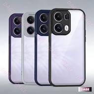 Frosted Feel Transparent Acrylic Case for OPPO Reno 7 7Z 8Z 8 8T 10 11 12 13 14 11F 12F 13F 14F F21S