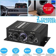 Universal MINI Amplifier 2 Channel Home Theater Sound System Sound Amp Stereo Audio Bass Trebl