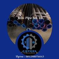 Besi Pipa 2 1/2 inch Sch 40 x Panjang 1 meter