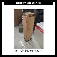 Acrylic Display box LxWxH 13x13x60cm