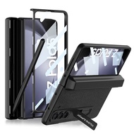 สำหรับ Samsung Galaxy Z Fold5 ZFold 5เคสป้องกันบานพับตัวยึดปากกาสำหรับ Z Fold5 Fold4 Fold3เกราะกันกร