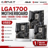 ASUS MSI GIGABYTE DDR4 DDR5 Used LGA1700 Motherboard B660 B660M B760 B760M