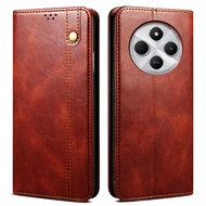 Redmi 14C Leather Case Flip Wallet Card Slots Magnetic Closure Stand Cover for Xiaomi Redmi 14C