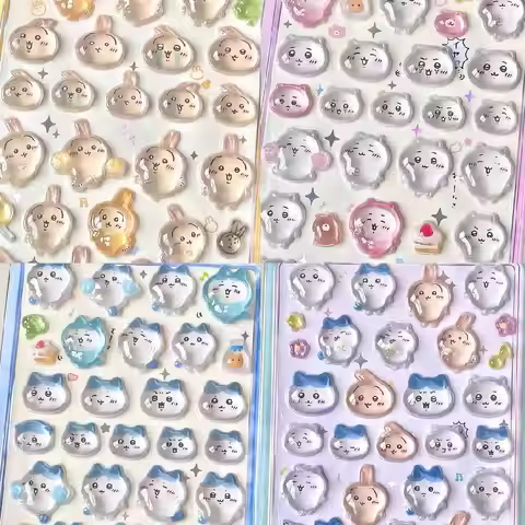 Crystal Drop Seal Sticker 3D Relief Stickers DIY Phone Case Laptop Stationery Decorative Stickers Pa