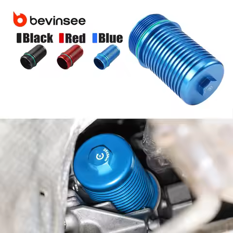 BEVINSEE Transmission Oil Filter Housing for VW DQ381/DQ500 7-speed DSG/S Tronic,for Golf MK7 MK8 GT