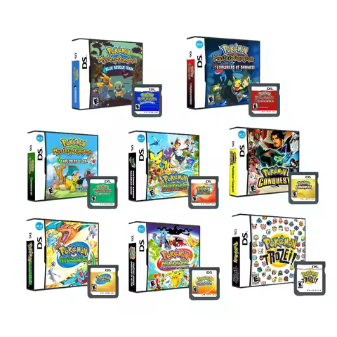 Pokemon Series NDS Game Card Pokemon Black 2/Mystery Dungeon: Explorers of Time / Incredible Maze US