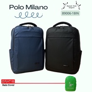 POLO Milano 18-inch Large Capacity Laptop Backpack 89006 Laptop Backpack Imported Bag