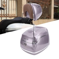 honglai8-my Xiuganpo Universal Motorcycle Top Case  38L Retro Waterproofing Tail Bag with Lock and K