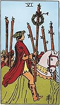 The Six of Wands: 156 College Ruled Lined Pages (78 leaves), 5x8 Notebook, Journal, Diary, Planner f