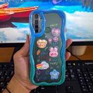 Case Only Lovely 3D Realme 5 5i C2 C11 C20 C21Y C25Y C30 C31 C33 C35 C51 C53 Softcase Color Wave Mot