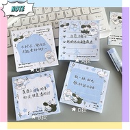 Cute blue cat note paper/note paper