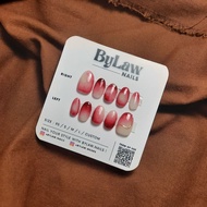 [ BYLAW.NAILS ] Cherry Blush | PREMIUM FAKE NAILS | PRESS ON NAILS | FAKE NAILS | FAKE NAILS GRADUAT