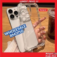 iP 7P/8P 7 8 SE2 SE3 XR 11 12 13 14 15 16 Pro Max 16E iphone Casing Case 1.5mm Clear Shockproof Anti