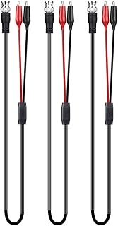 Clyxgs BNC Double Alligator Clip Test Cable Probe Lead Oscilloscope Test, Oscilloscope Probes BNC to