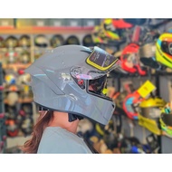 Nón bảo hiểm Fullface M266 màu xám xi măng