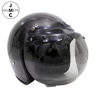 SNI Plain Grey Retro Bogo Helmet