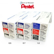 [Dozen] Pentel Energel Pen Refill Size 0.5 0.7 1.0 mm. Model LRN5 LR7 LR10 (Box Of 12 Pcs) Nibs