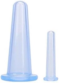 R A ProductsFacial Cupping Set Silicone Suction Massage Cups A989 Acupuncute Therapy Set of 2
