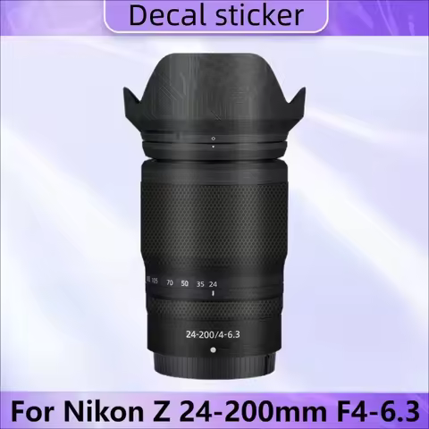 Z24-200 Sticker Camera Lens Coat Wrap Protective Film Protector Vinyl Decal Skin For Nikon Z 24-200m