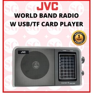 JVC RA-N44 World Band Radio with USB/TF Card Player