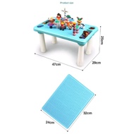 Kids Educational Multifunction Building Block Table