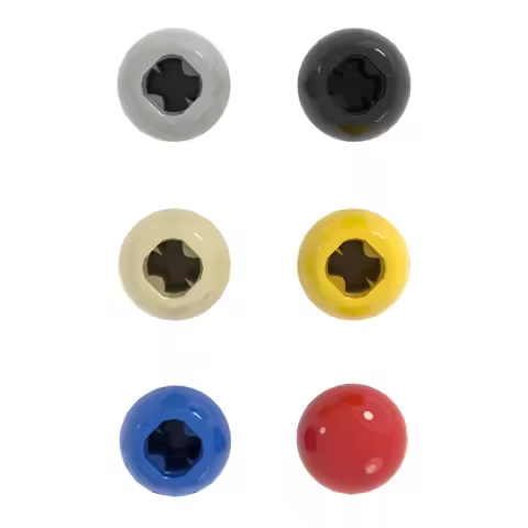 Small Particle Building Block Technology MOC Spare Parts 10.2mm Connecting Ball Steering 1055 Compat