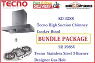 TECNO HOOD AND HOB FOR BUNDLE PACKAGE ( KD 3288 &amp; SR 398SV ) / FREE EXPRESS DELIVERY