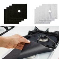 4PCS Kitchen Gas Stove Top Burner Reusable Protector Cleaning Cover Pad Liner