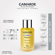 GAMARDE PRESAGE Organic Anti Ageing Wrinkle Fine Line Firming Night Serum 30ml, Antioxidant For Mature Skin (SERUM NUIT)