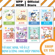 [Lốc 10 quyển] Tập vở học sinh Hiệp Phong 96 trang khổ A5 định lượng 100g vở ô ly cam kết 100% không
