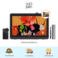 XPPen Artist Pro 22 (Gen 2) 2.5K QHD Drawing Display 21.5 inch monitor with 16K Pressure Levels Styl