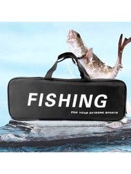 多功能釣魚袋,可攜式釣魚背包,配有釣竿支架和收納盒,適用於戶外釣魚