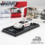 INNO 1:64 LBWK F40 COLLET White #58 Diecast Model Car