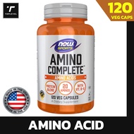 Now Sports Amino Complete Amino Acids - 120 Capsules นาวสปอร์ต อะมิโน คอมพลีท กรดอะมิโนรวม 20 ชนิด (