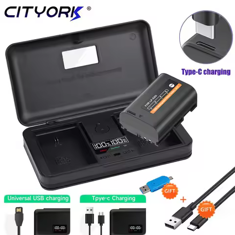 LP-E6 LPE6 LP E6N E6NH Battery Bulit-in USB+Storage box LCD dual charger for Canon 5D Mark II III 7D