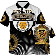 Gamma Tau Phi Triskelion 57Th FOUNDING Anniversary Frat Shirt Polo Shirt Full Sublimation 03