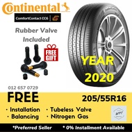205/55R16 Continental ComfortContact CC6 (Installation) New Tyre Tire Tayar Baru Kereta Wheel Rim 16