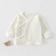 Newborn Baby Half-Back Clothes 0-2 Months Baby Monk Clothes Lace-Up Tops