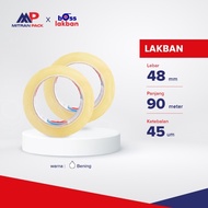 (CG) Clear / Brown Duct Tape 90 meters / 100 yards FULL x 48mm Mitran Pack - Clear