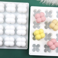 12 Small Rubik's Cube DIY Mousse Pudding Mould French Pastry Mould Silicone Cake Mould
