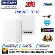 ASUS ZenWiFi BT10 2-Pack Tri-band WiFi 7 Mesh 18 Gbps 6000 sq.ft (2pk) Dual 10G Ports Security and P