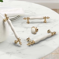 Ceramic Cabinet Door Handle Wardrobe Door Handle Modern Simple Light Luxury Cabinet Drawer Cabinet K