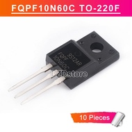 ж-10pcs FQPF10N60C TO-220F FQPF 10N60 10N60C TO220F N-channel 600V/10A MOSFET Transistor new origin