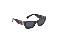 แว่นตากันแดด [TRENDX] MIU MIU GLIMPSE SUNGLASSES SMU09W-E1AB-F05S0-C-053 black 53-22-138 mm
