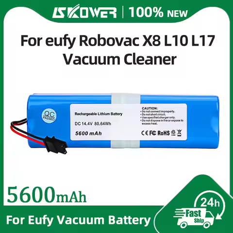 SKOWER 5600mAh Robot Battery For Eufy RoboVac L10 L70 Hybrid T2190 X8 Pro SE Qihoo 360 S9 X90 X95 Va