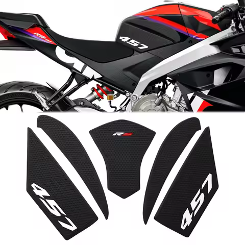 For Aprilia RS457 RS 457 2024 2025 Motorcycle Side Fuel Tank Pads Protector Stickers Knee Grip Tract