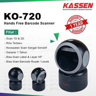 2D BARCODE SCANNER KASSEN KO-720 Black KO720 Black KO-720B USB