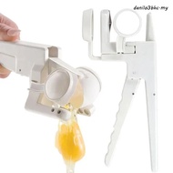 DANILO Egg Separator, Plastic White Egg Shell Cracker, Handheld Egg Breaker for Cracking Eggs