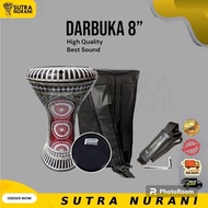 DARBUKA SERAMIK 8" INCI POWER BEAT BERKUALITI